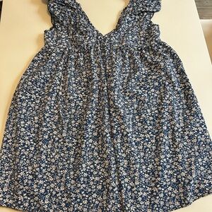 Floral Blue  Dress